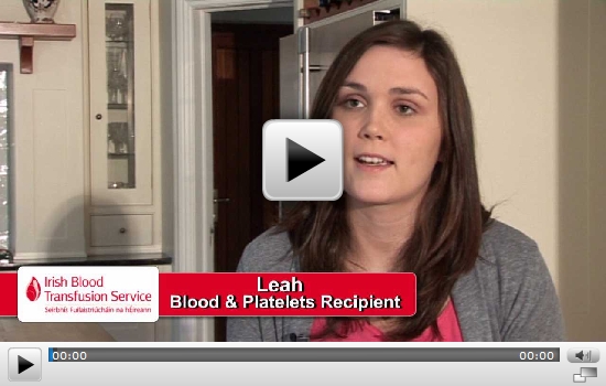 Leah Blood and platelets recipient