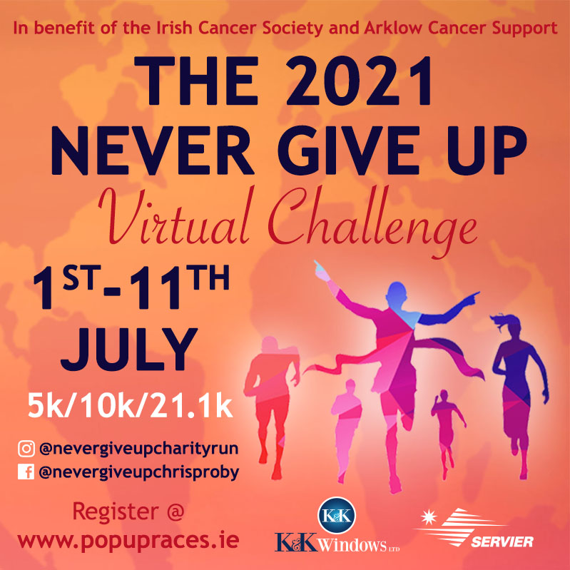 Never Give Up Poster Virtual Event