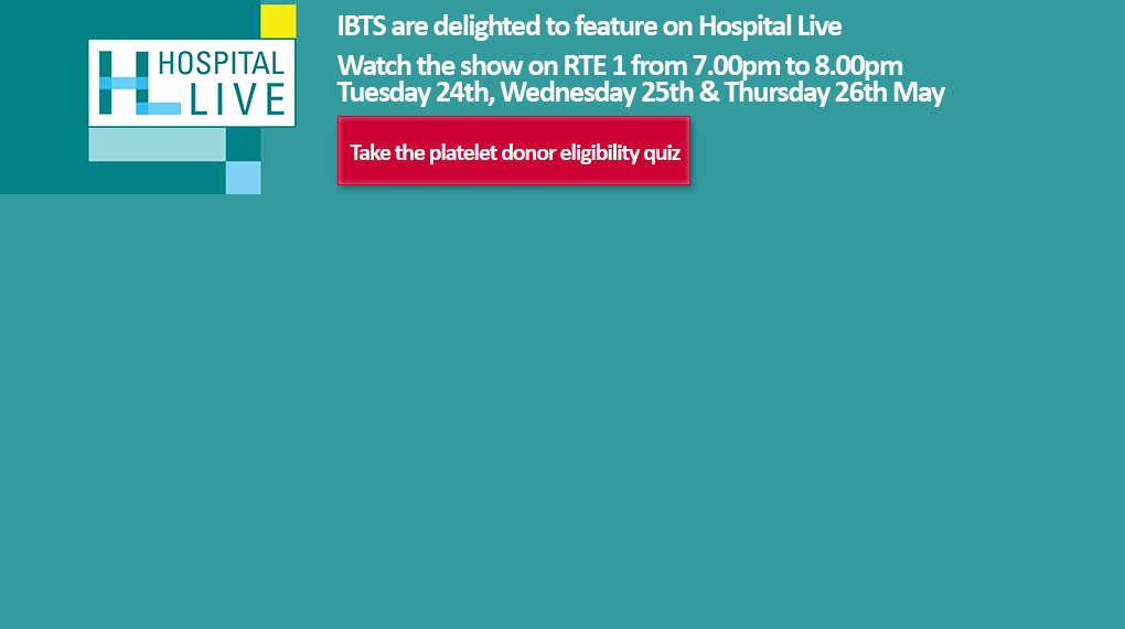 Hospital Live featuring blood donation May 16th - 18th summary image