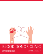 blood donor clinic  social media post image